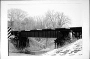 RIVERSIDE DRIVE @ RR & RIVER, a NA (unknown or not a building) steel beam or plate girder bridge, built in Suamico, Wisconsin in 1910.
