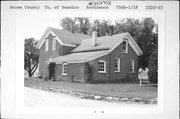 COUNTY HIGHWAY M AND LINEVILLE RD, a Gabled Ell house, built in Suamico, Wisconsin in 1875.