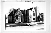 122 N CHESTNUT AVE, a Late Gothic Revival church, built in Green Bay, Wisconsin in 1874.