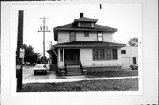 411 MATHER ST, a American Foursquare house, built in Green Bay, Wisconsin in 1908.
