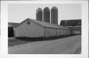 CHIPPEWA COUNTY FARM, a Astylistic Utilitarian Building machine shed, built in Eagle Point, Wisconsin in 1935.