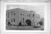 30 W CENTRAL ST, a Art Deco city/town/village hall/auditorium, built in Chippewa Falls, Wisconsin in 1950.