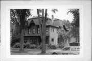 7-9 E ELM ST, a Second Empire house, built in Chippewa Falls, Wisconsin in 1881.