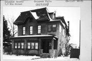 7-9 E ELM ST, a Second Empire house, built in Chippewa Falls, Wisconsin in 1881.