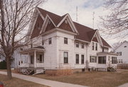 351 S DICKASON BLVD, a Greek Revival house of worship, built in Columbus, Wisconsin in 1868.