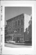 161-165 S MAIN ST, a Italianate retail building, built in Lodi, Wisconsin in 1866.