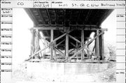 MILL ST AT CHICAGO & NORTHWESTERN RAILROAD TRACKS, a NA (unknown or not a building) bridge, built in Lodi, Wisconsin in 1896.