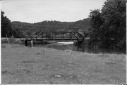 Haney Valley Rd. over Kickapoo River, a NA (unknown or not a building) pony truss bridge, built in Haney, Wisconsin in 1911.