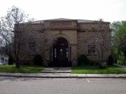 154 4TH AVE, a Neoclassical/Beaux Arts library, built in Stanley, Wisconsin in 1901.
