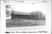 STATE HIGHWAY 33, a Astylistic Utilitarian Building barn, built in Hubbard, Wisconsin in 1870.