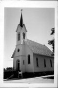 SOUTH AVE, a Late Gothic Revival church, built in Lomira, Wisconsin in 1913.