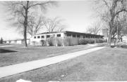 6045 South B Street, a International Style military building, built in Milwaukee, Wisconsin in 1962.