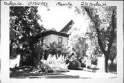231 BRIDGE ST, a Italianate house, built in Mayville, Wisconsin in 1886.