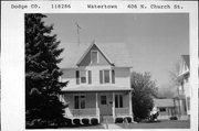 406 N CHURCH ST, a Queen Anne house, built in Watertown, Wisconsin in 1905.