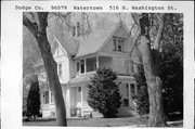 516 N WASHINGTON ST, a Queen Anne house, built in Watertown, Wisconsin in 1895.