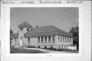 6696 CARNOT RD, a One Story Cube school-one to six room, built in Forestville, Wisconsin in 1904.