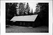 13535 E WINNEBOUJOU RD, a Side Gabled camp/camp structure, built in Brule, Wisconsin in 1887.
