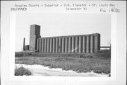 SUPERIOR HARBOR, ST LOUIS BAY, E OF THE MIDWEST ENERGY COAL TERMINAL, a Astylistic Utilitarian Building grain elevator/feed mill, built in Superior, Wisconsin in 1900.