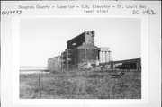SUPERIOR HARBOR, ST LOUIS BAY, E OF THE MIDWEST ENERGY COAL TERMINAL, a Astylistic Utilitarian Building grain elevator/feed mill, built in Superior, Wisconsin in 1900.