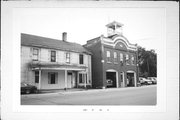 518 CRESCENT, a Neoclassical/Beaux Arts fire house, built in Menomonie, Wisconsin in 1906.