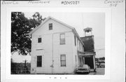 518 CRESCENT, a Neoclassical/Beaux Arts fire house, built in Menomonie, Wisconsin in 1906.