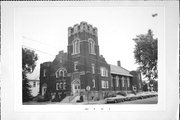621 WILSON AVE, a English Revival Styles church, built in Menomonie, Wisconsin in 1923.