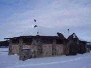 HODAG PARK, a Rustic Style bath house/restroom facility, built in Rhinelander, Wisconsin in 1938.