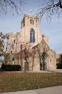 320 NICOLET BLVD, a Romanesque Revival church, built in Menasha, Wisconsin in 1883.