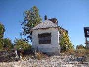 PLUM ISLAND, a Astylistic Utilitarian Building lifesaving station facility/lighthouse, built in Washington, Wisconsin in 1896.