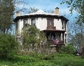 370 HIGH ST, a Octagon house, built in Pewaukee, Wisconsin in 1856.