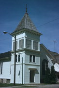 107 WASHINGTON, a Greek Revival church, built in Brandon, Wisconsin in .