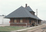 INTERSECTION OF E JACKSON, EUREKA, AND BLACKBURN, NE CORNER, a Italianate depot, built in Ripon, Wisconsin in 1892.
