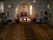 MAIN ST ACROSS FROM CHURCH ST MAIN ST ACROSS FROM CHURCH ST, a Romanesque Revival house of worship, built in Eden, Wisconsin in 1889.