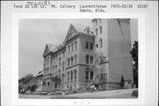 ST LAWRENCE SEMINARY, a Neoclassical/Beaux Arts university or college building, built in Mount Calvary, Wisconsin in 1881.