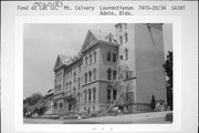 ST LAWRENCE SEMINARY, a Neoclassical/Beaux Arts university or college building, built in Mount Calvary, Wisconsin in 1881.