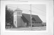 118 CHURCH ST, a Romanesque Revival church, built in Oakfield, Wisconsin in 1892.