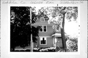 203 BLACKBURN ST, a Queen Anne house, built in Ripon, Wisconsin in 1910.