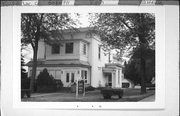 112 HALL ST, a Italianate house, built in Ripon, Wisconsin in 1857.