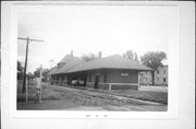 INTERSECTION OF E JACKSON, EUREKA, AND BLACKBURN, NE CORNER, a Italianate depot, built in Ripon, Wisconsin in 1892.