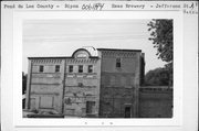 JEFFERSON ST, E OF HAMBURGH, OPPOSITE HARRIS, a Commercial Vernacular brewery, built in Ripon, Wisconsin in 1884.