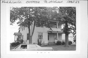 N10814 USH 151, a American Foursquare house, built in Calumet, Wisconsin in .