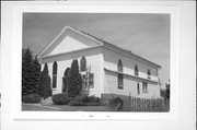 435 PRAIRIE, a Greek Revival church, built in Brandon, Wisconsin in .