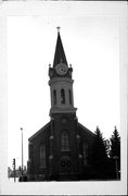 54 E 1ST ST (AKA 35 E 2ND ST), a Early Gothic Revival house of worship, built in Fond du Lac, Wisconsin in 1869.