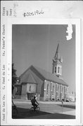 54 E 1ST ST (AKA 35 E 2ND ST), a Early Gothic Revival house of worship, built in Fond du Lac, Wisconsin in 1869.