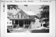 77 8TH ST, a Other Vernacular house, built in Fond du Lac, Wisconsin in 1870.