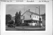 101 N MAIN ST / STATE HIGHWAY 26, a Greek Revival tavern/bar, built in Rosendale, Wisconsin in 1850.