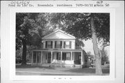 217 N MAIN ST / STATE HIGHWAY 26, a Greek Revival house, built in Rosendale, Wisconsin in 1867.