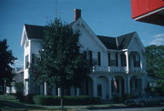 208 E MAPLE ST, a Italianate house, built in Lancaster, Wisconsin in 1858.