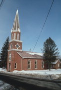 350 E FURNACE ST, a Early Gothic Revival church, built in Platteville, Wisconsin in 1856.
