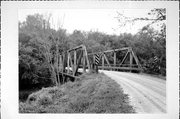 RED DOG RD, a NA (unknown or not a building) pony truss bridge, built in Harrison, Wisconsin in 1952.